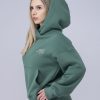 Green Oversized Ženska Dukserica