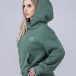 Green Oversized Ženska Dukserica