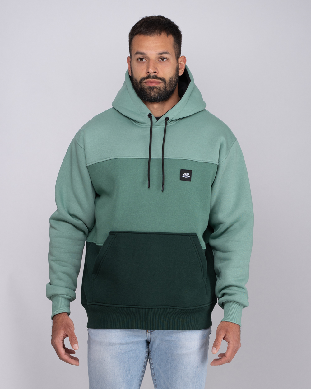 Green Patchwork Duks