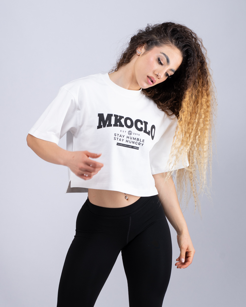 Off-White Oversized Crop Top majica
